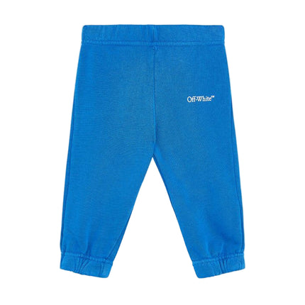 kids atelier off white Blue Bookish Sweatpants