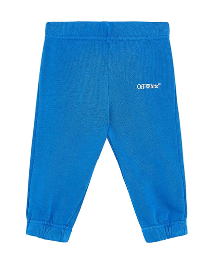 kids atelier off white Blue Bookish Sweatpants