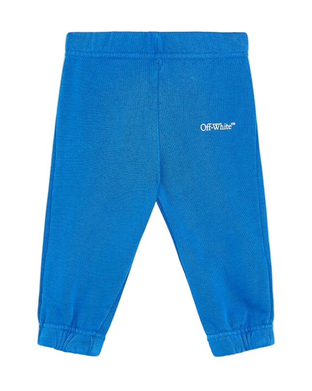 kids atelier off white Blue Bookish Sweatpants