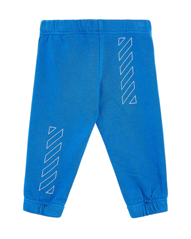 kids atelier off white Blue Bookish Sweatpants