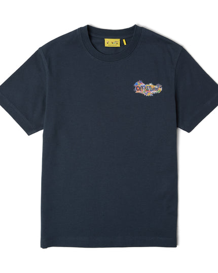 kids atelier off-white Navy Arrow Pencil T‑Shirt