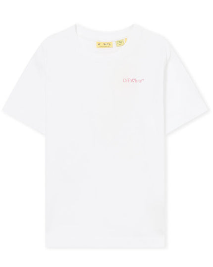 kids atelier off white White Arrow Splat T-shirt