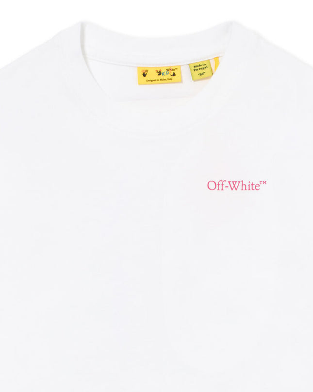 kids atelier off white White Arrow Splat T-shirt