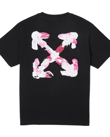 kids atelier off-white Black Arrow Acrylic T‑Shirt