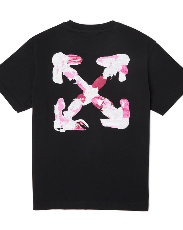 kids atelier off-white Black Arrow Acrylic T‑Shirt