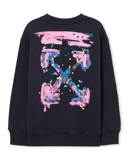 kids atelier off white Seaborne Arrow Splat Sweatshirt