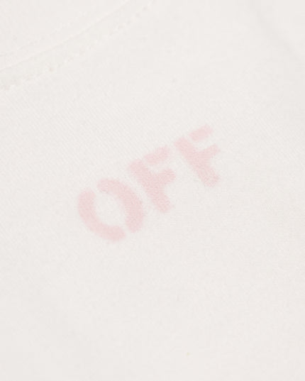 kids atelier off white Pink Jacquard Off Satin Mix Dress