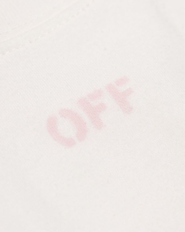 kids atelier off white Pink Jacquard Off Satin Mix Dress