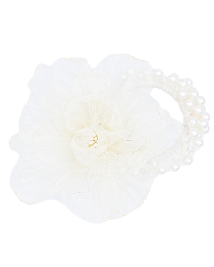 mimi tutu-MTPCS25004-Tulle Flower Scrunchie