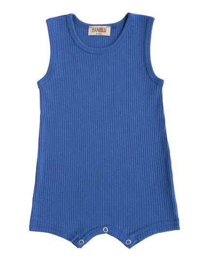 BANBLU-SLEEVELESS BODYSUIT-51270-BLUE