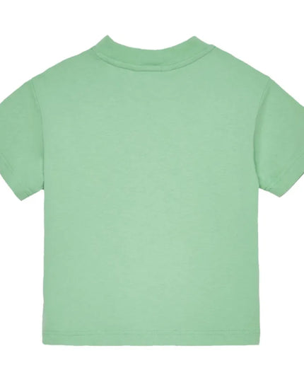 kids atelier palm angels Green Regular Logo T-Shirt