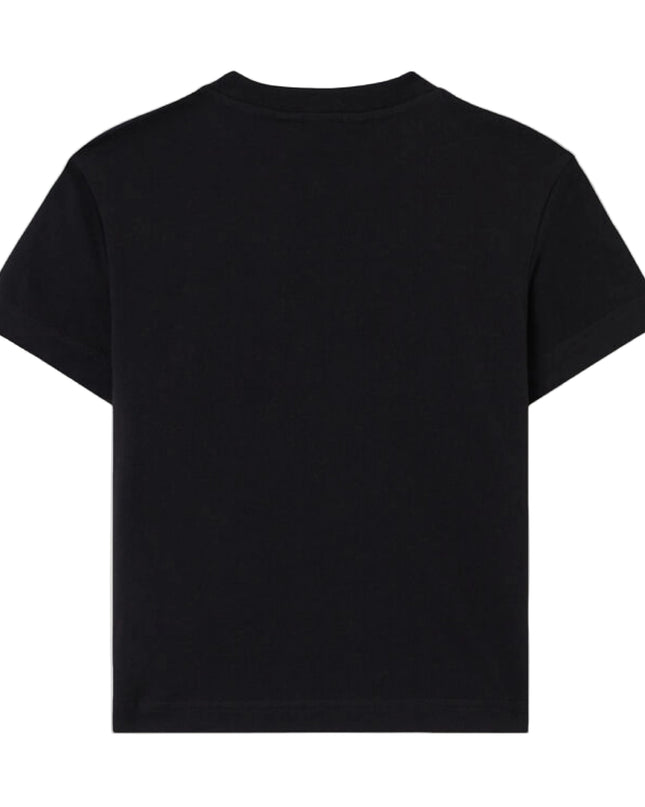 kids atelier palms angels Black Palm Stamp T-Shirt