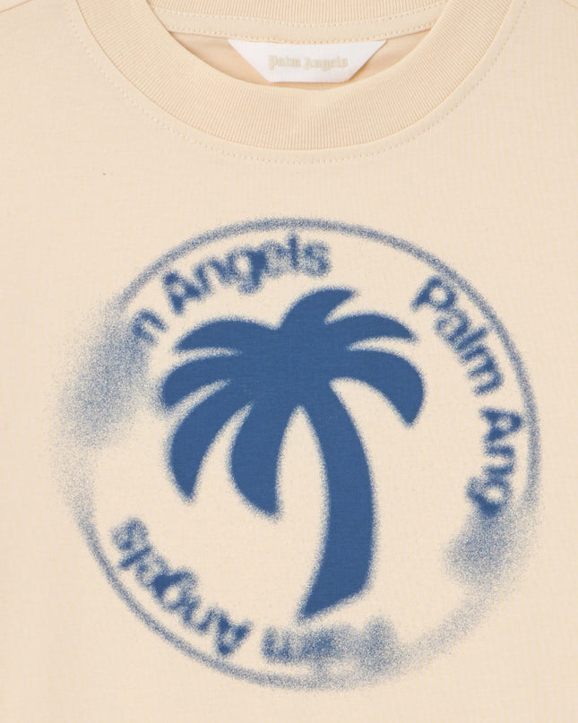 kids atelier palms angels Sand Palm Stamp T-Shirt