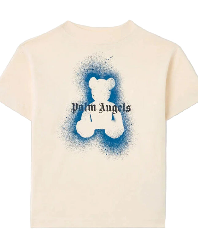 kids atelier palms angels Off White Spray Bear Regular T-Shirt