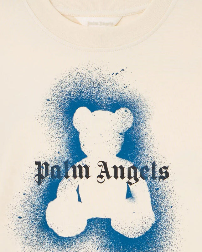 kids atelier palms angels Off White Spray Bear Regular T-Shirt