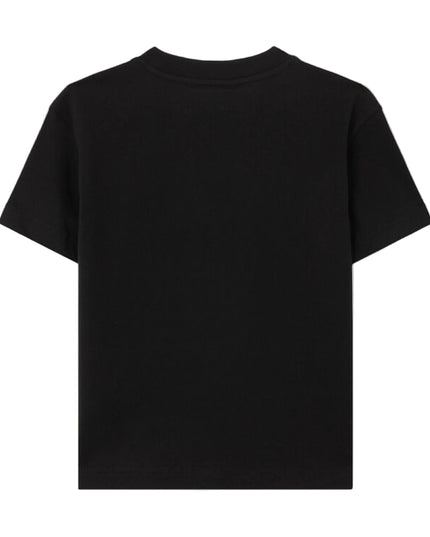 kids atelier palms angels Black Dog Graphic T-Shirt