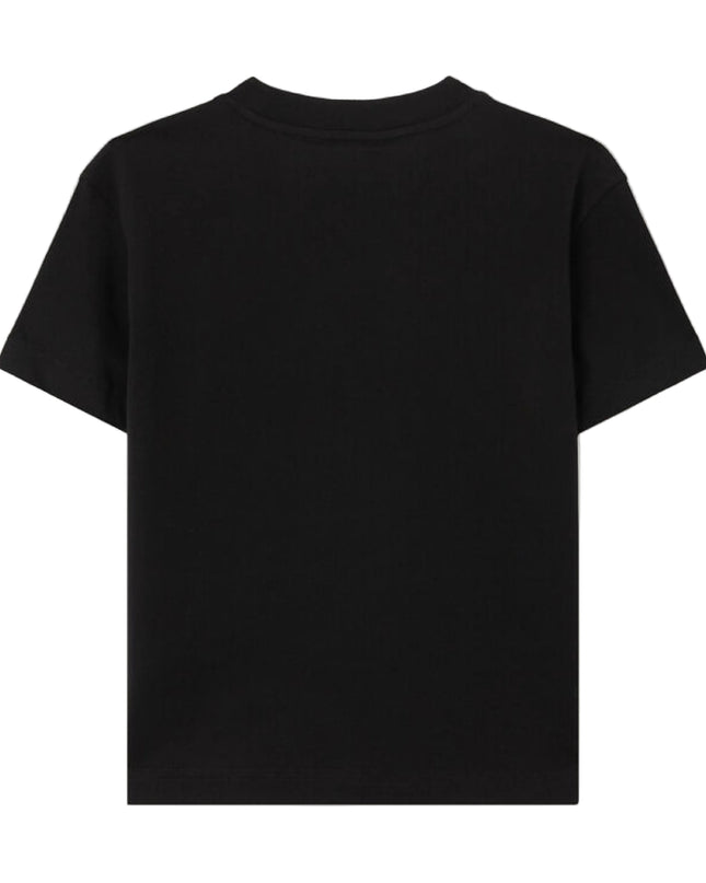 kids atelier palms angels Black Dog Graphic T-Shirt