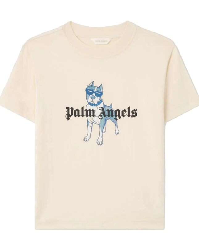 kids atelier palms angels Off White Dog Graphic T-Shirt