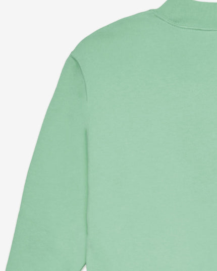 palm angels Green Curved Logo Regular Sweatshirt