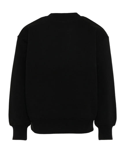 kids atelier palm angels Black Bear Crewneck Sweatshirt