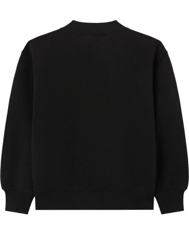 kids atelier palms angels Black Blurred Bear Crewneck Sweater
