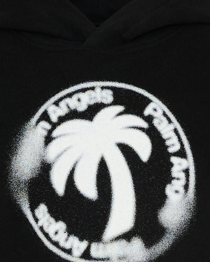 kids atelier palms angels Black Palm Stamp Hoodie