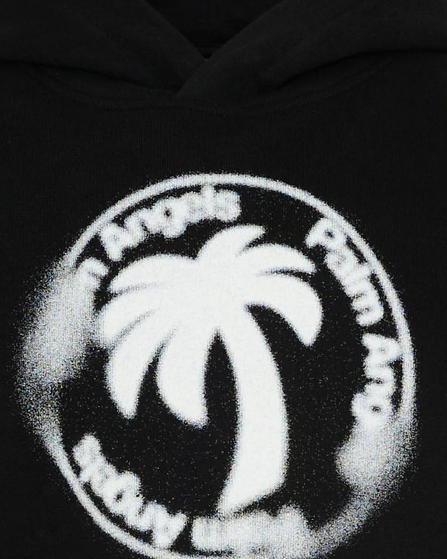 kids atelier palms angels Black Palm Stamp Hoodie