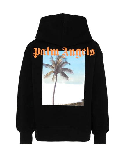 kids atelier palms angels Black Since 2015 Graphic Hoodie