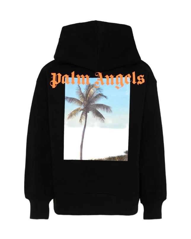 kids atelier palms angels Black Since 2015 Graphic Hoodie
