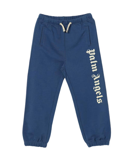 kids atelier palms angels Blue Overlogo Sweatpants