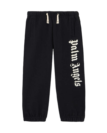 kids atelier palms angels Black Overlogo Sweatpants