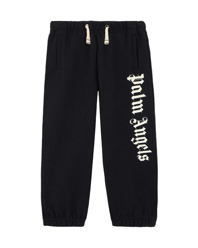 kids atelier palms angels Black Overlogo Sweatpants
