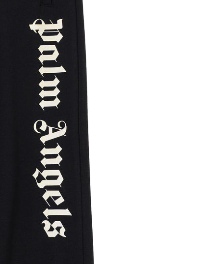kids atelier palms angels Black Overlogo Sweatpants
