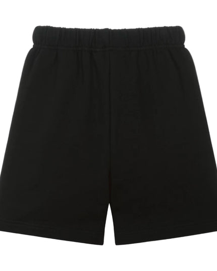 kids atelier palms angels Black Palm Stamp Sweatshort