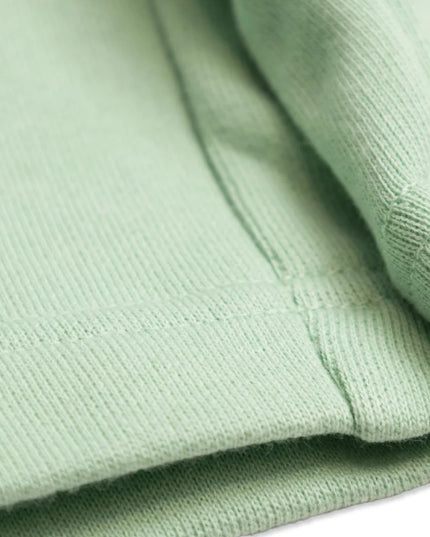 kids atelier palm angels Green Brushed Logo Sweatshorts