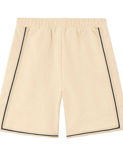 kids atelier palms angels Sand Logo Stripe Sweatshorts