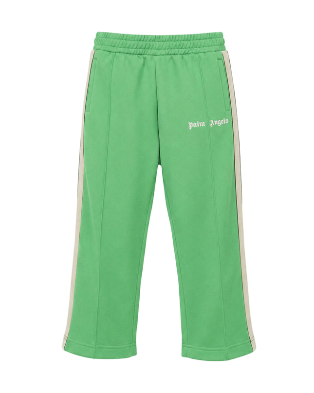 kids atelier palm angels Green Track Pants