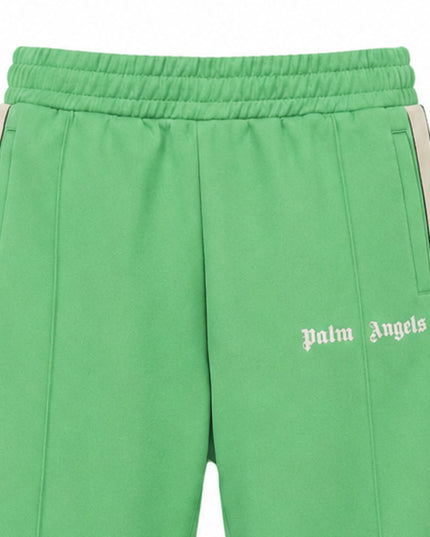 kids atelier palm angels Green Track Pants