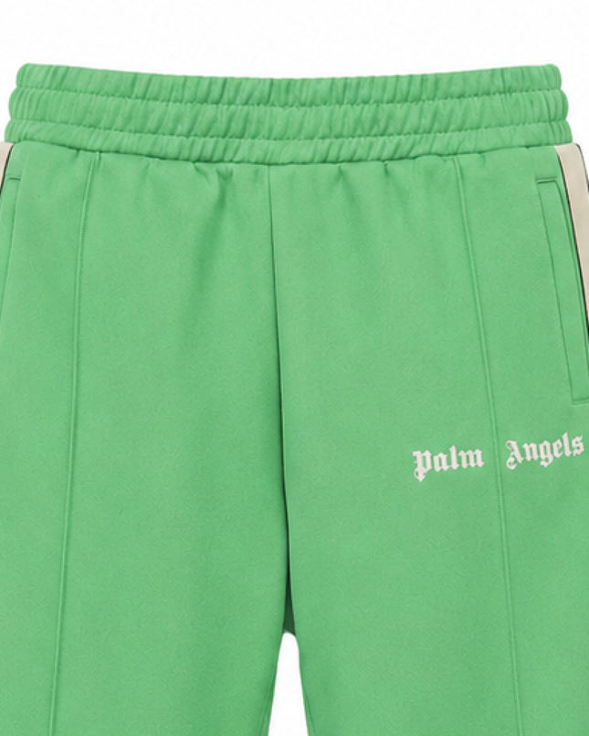 kids atelier palm angels Green Track Pants