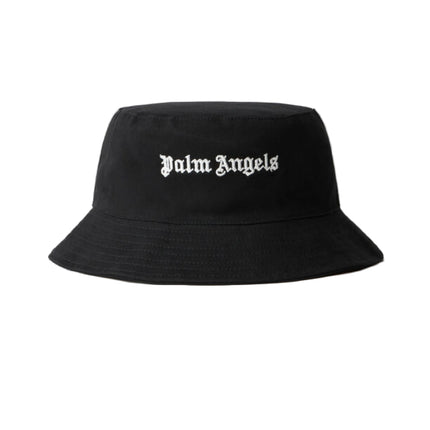 kids atelier palms angels Black Classic Logo Bucket Hat