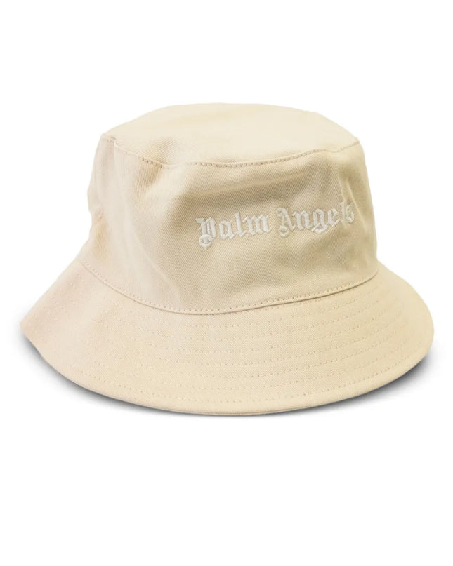 kids atelier palms angels Sand Classic Logo Bucket Hat