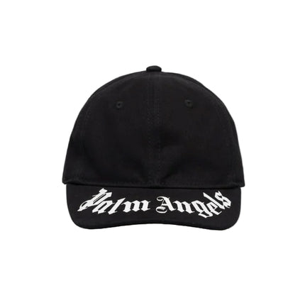 kids atelier palms angels Black Brushed Logo Baseball Cap