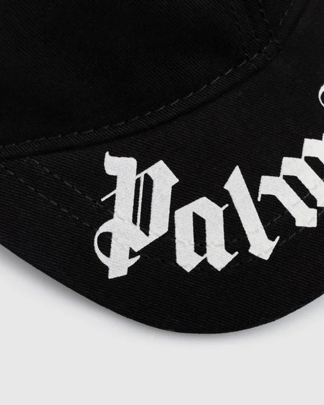 kids atelier palms angels Black Brushed Logo Baseball Cap
