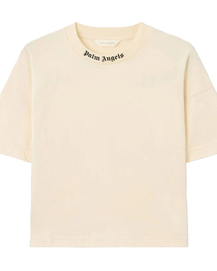 Kids atelier Palms Angels Off White Overlogo Crewneck T-Shirt
