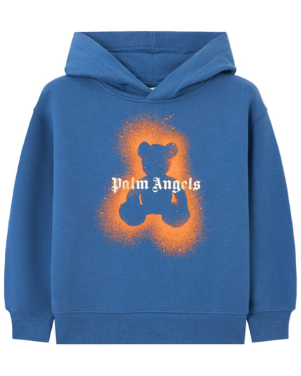 kids atelier palms angels Blue Spray Bear Hoodie