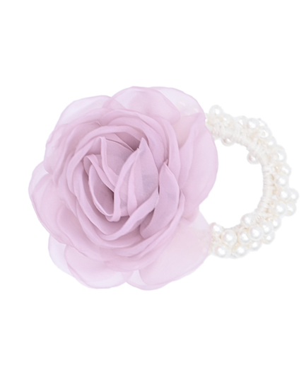 mimi tutu-MTPCS25001-Tulle Rose Scrunchie