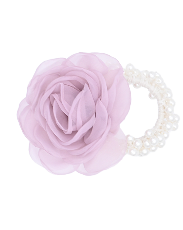 mimi tutu-MTPCS25001-Tulle Rose Scrunchie