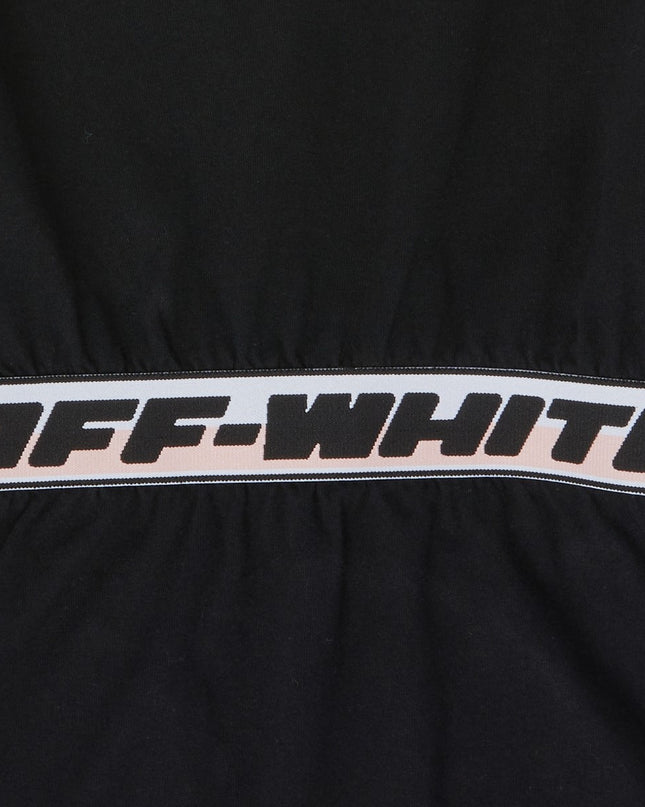 OFF-WHITE-OGDB028F23JER0011010-LOGO BAND DRESS L/S BLACK BLACK
