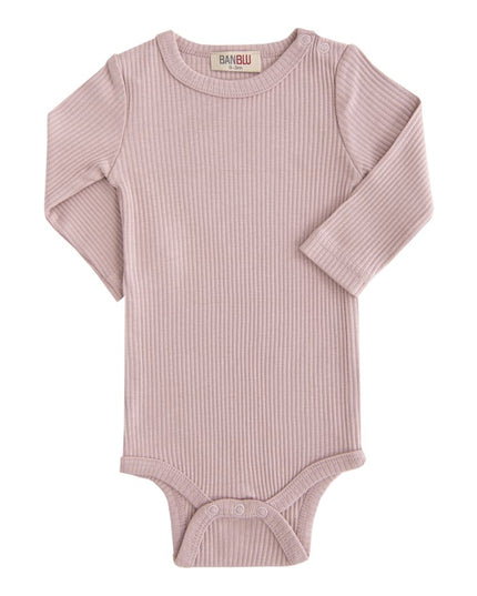 BANBLU-LS BODYSUIT-51176-MAUVE