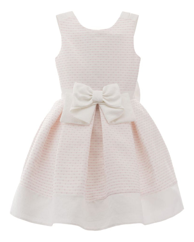 Tulleen-Cotton Bow Dress-32095-Pink